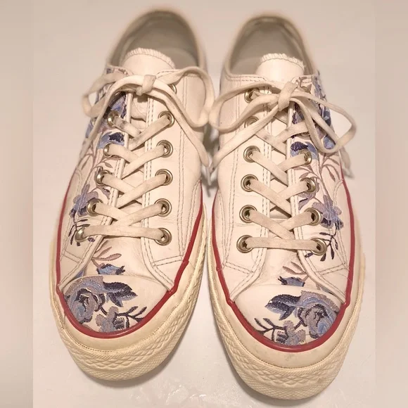 Converse Chuck Taylor 70 Low Parkway Floral Embroidery Men’s 6 or Women’s 8 - Picture 2 of 5
